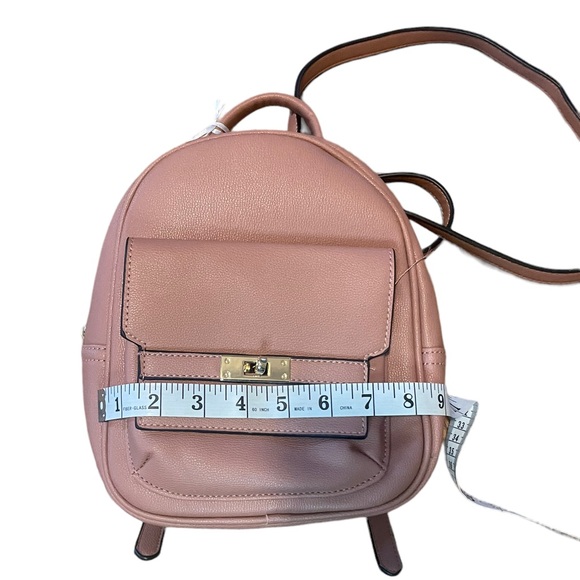 Pink Leather Backpack - Picture 4 of 4